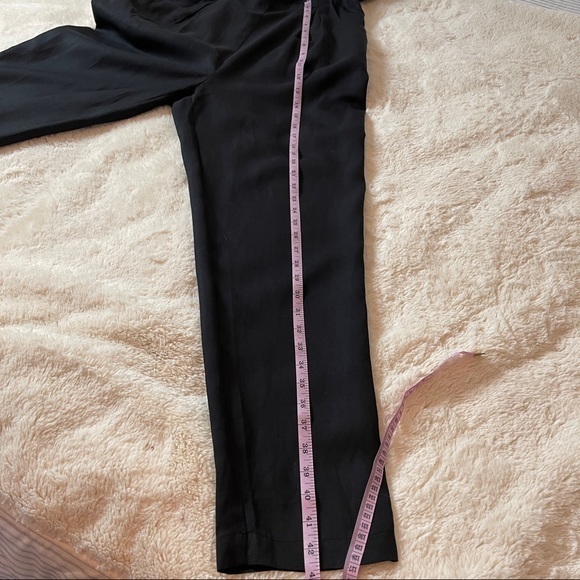 New Anthropologie Maeve Jumpsuit Pants Length Linen Blend Scoop Neck Black - Picture 12 of 12